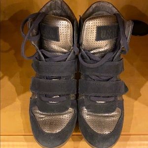 ASH leather/suede high top sneakers 37
